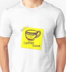 Coffee time smiley Unisex T-Shirt