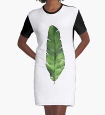 Banana leaf T-Shirt Kleid