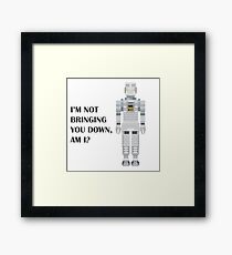 Marvin the Paranoid Android Framed Print