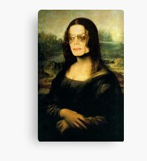 Michael Jackson Mona Lisa Canvas Print