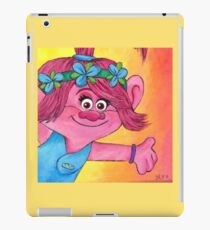 Poppy In Acrylics On Canvas iPad Case/Skin