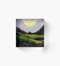 Tri Force & Hyrule Acrylic Block