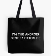 Detroit Become Human (White) Tote Bag