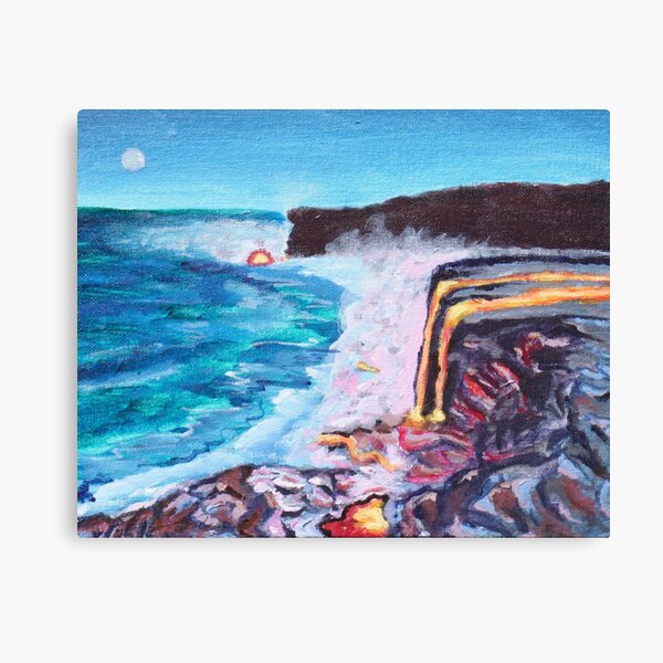 Creation of Mother Earth Canvas Print