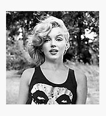 Marilyn Monroe Punk Rock Music Misfits Photographic Print