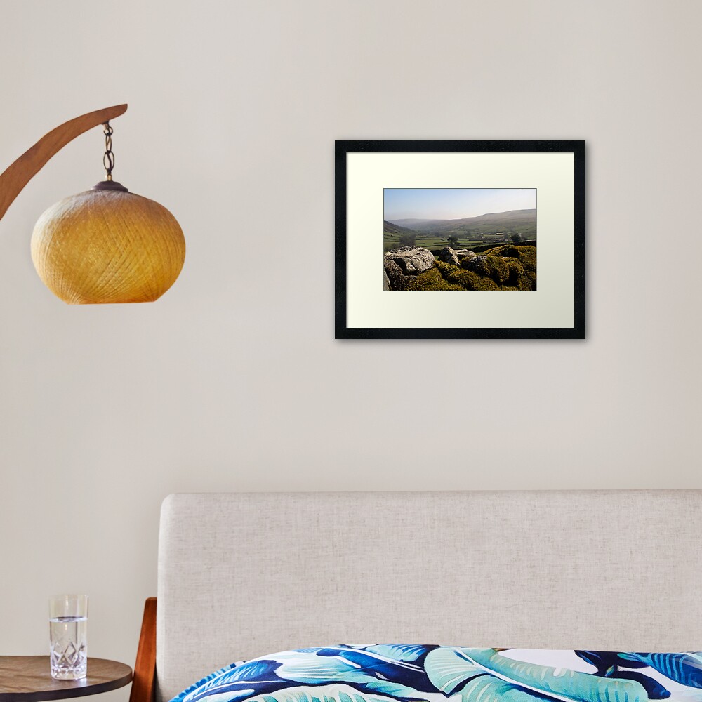 Dry Stone Wall Framed Art Print