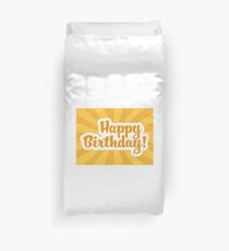 Happy Birthday Duvet Cover