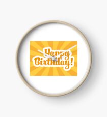 Happy Birthday Clock