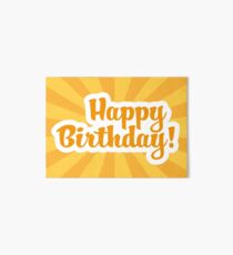 Happy Birthday Art Board
