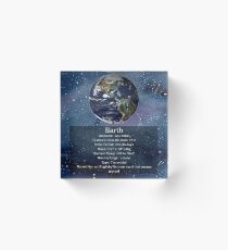 Planet: Earth Acrylic Block