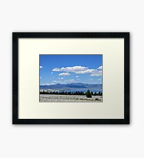 White Sand Framed Print