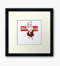 Supreme Box Logo Fairy Tail Mirajane Strauss Framed Print