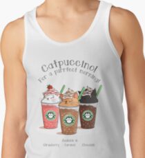 Catpuccino! For a purrfect morning! Tank Top