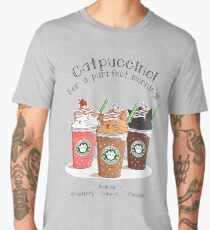Catpuccino! For a purrfect morning! Men's Premium T-Shirt