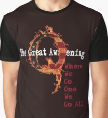 QAnon Storm The Great Awakening WWG1WGA by Scralandore Graphic T-Shirt