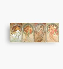 HD. The Arts (1898) serie Alphonse Mucha - HIGH DEFINITION Metal Print
