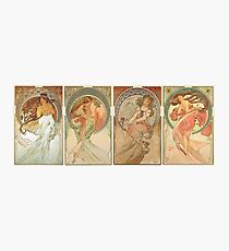 HD. The Arts (1898) serie Alphonse Mucha - HIGH DEFINITION Photographic Print