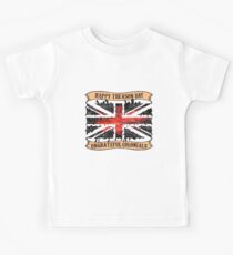 Happy Treason Day T Shirt British Flag England UK Ingrate Colonial Gift Idea Kids Tee