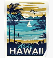 Vintage poster - Hawaii Poster