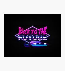 Back to the Future 80s Style Photographic Print