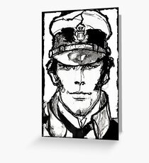 Corto Maltese Greeting Card