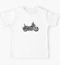 Chopper / motorcycle 06_black Kids Tee