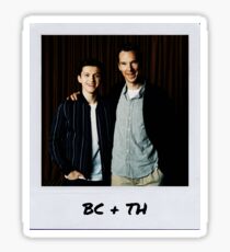 Benedict Cumberbatch + Tom Holland Polaroid Edit (2) Sticker