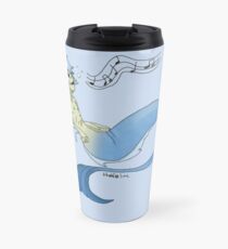 2d mermaid w/o background Travel Mug