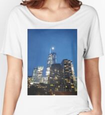 Beach swimming, #Beach #swimming, #BeachSwimming, New York City, Brooklyn, #NewYorkCity, #Brooklyn, Coney Island, #ConeyIsland Women's Relaxed Fit T-Shirt