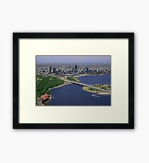 Perth From Above Framed Print