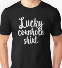 Lucky Cornhole Shirt - Funny Bean Bag Toss Tee Unisex T-Shirt