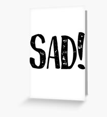 XXXTentacion Sad Greeting Card