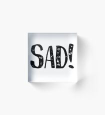 XXXTentacion Sad Acrylic Block