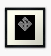 WWJD Framed Print