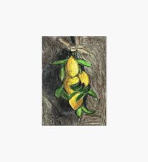 Lemons On The Branch Art Board