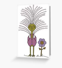 Pretty Peacock Greeting Card