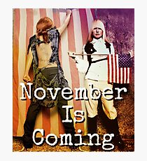 November is Coming Photographic Print