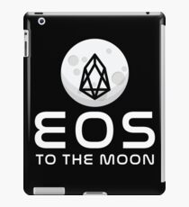 EOS Logo To The Moon Cryptocurrency iPad Case/Skin