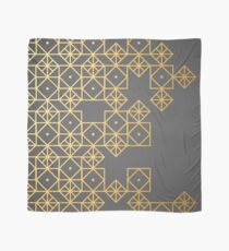Geometric Gold Scarf