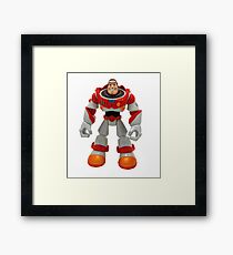 Buzz Lightyear from Toy Story film action figure. Framed Print