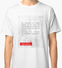 George Bernard Shaw Quotes - Man and Superman - Literary Quotes - Book Lover Gifts - Typewriter Art Classic T-Shirt