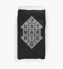 Just Married Duvet Cover