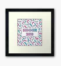Candy Summer Framed Print