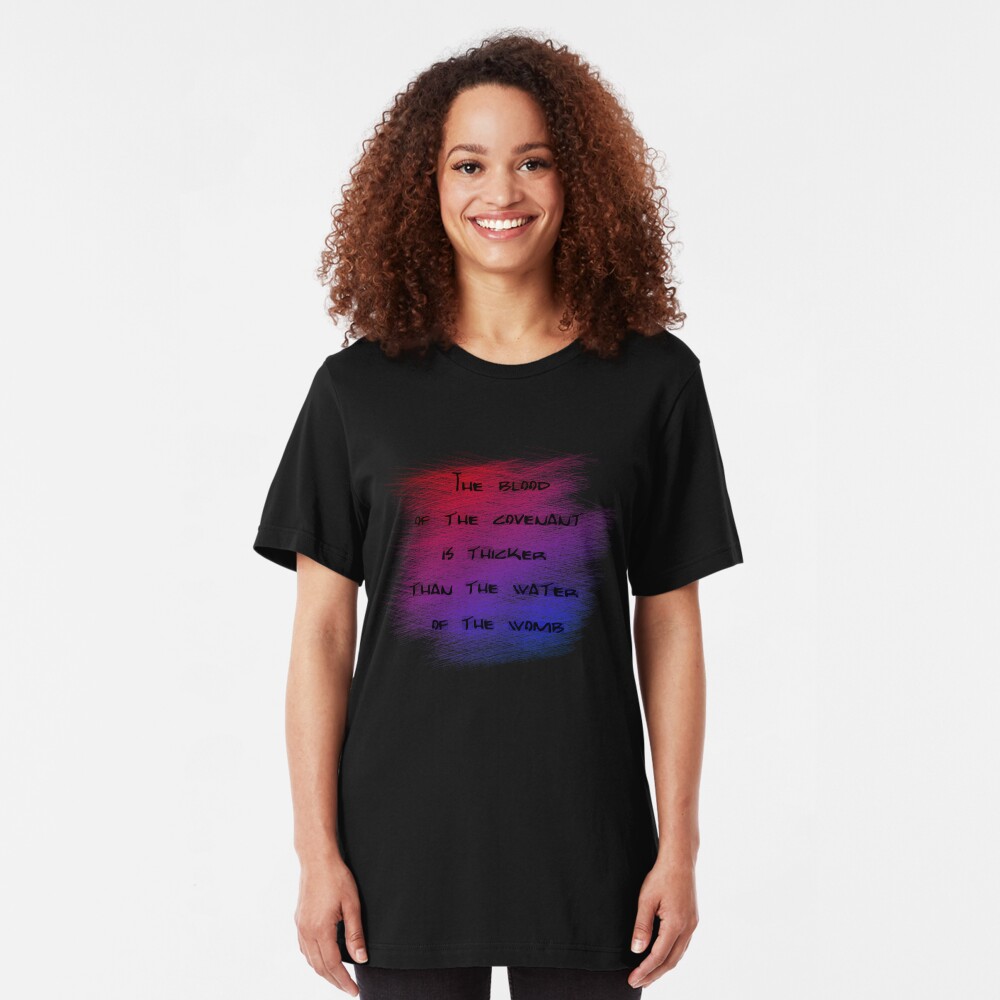 The Blood of the Covenant Slim Fit T-Shirt