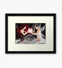 good vrs. eveil Framed Print