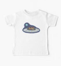 Funny chickens in space Baby Tee
