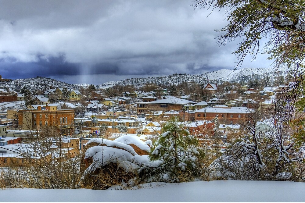 "Snowy View In Prescott Arizona" by K D Graves Photography Redbubble