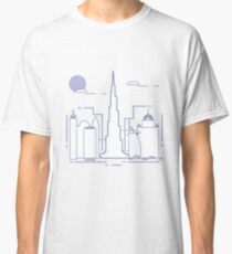 Building and skyscrapers. City view. Architecture. Classic T-Shirt