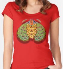 Die Hopfenmotte Tailliertes Rundhals-Shirt