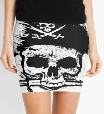 Pirates Adventure Mallorca Merchandise Skull White Mini Skirt